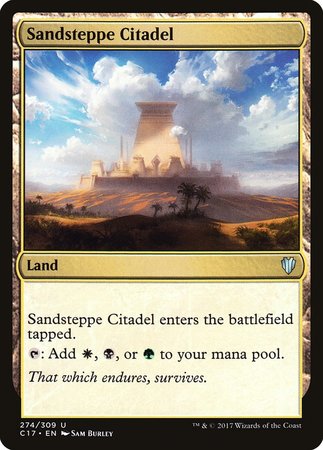 Sandsteppe Citadel [Commander 2017] | Black Swamp Games