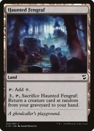 Haunted Fengraf [Commander 2018] | Black Swamp Games