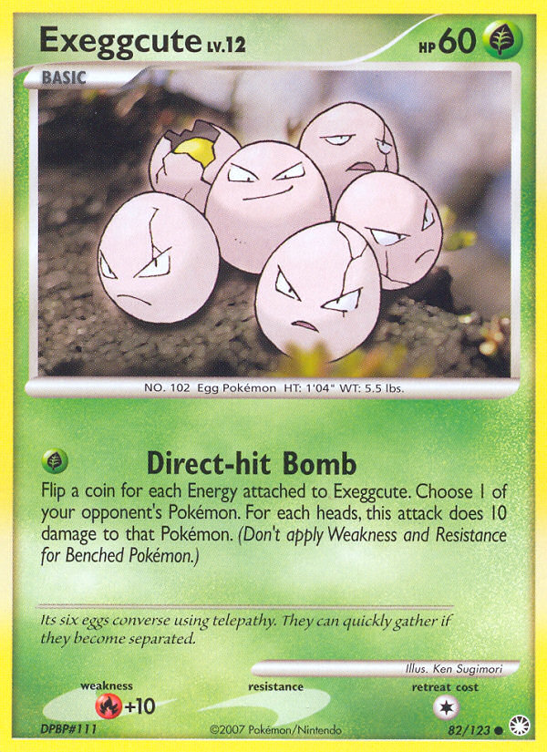 Exeggcute (82/123) [Diamond & Pearl: Mysterious Treasures] | Black Swamp Games