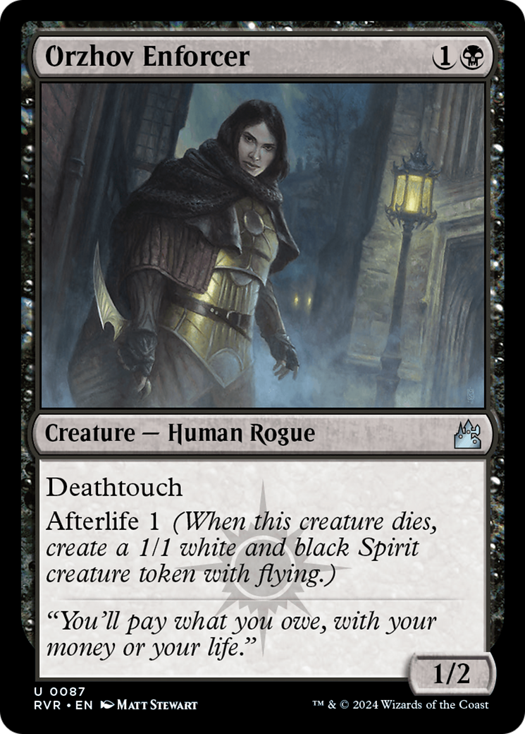 Orzhov Enforcer [Ravnica Remastered] | Black Swamp Games