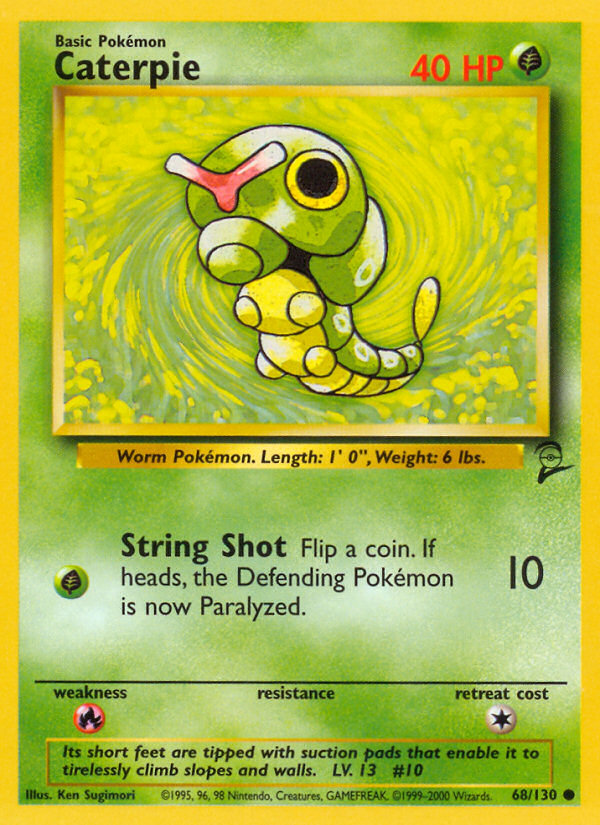 Caterpie (68/130) [Base Set 2] | Black Swamp Games