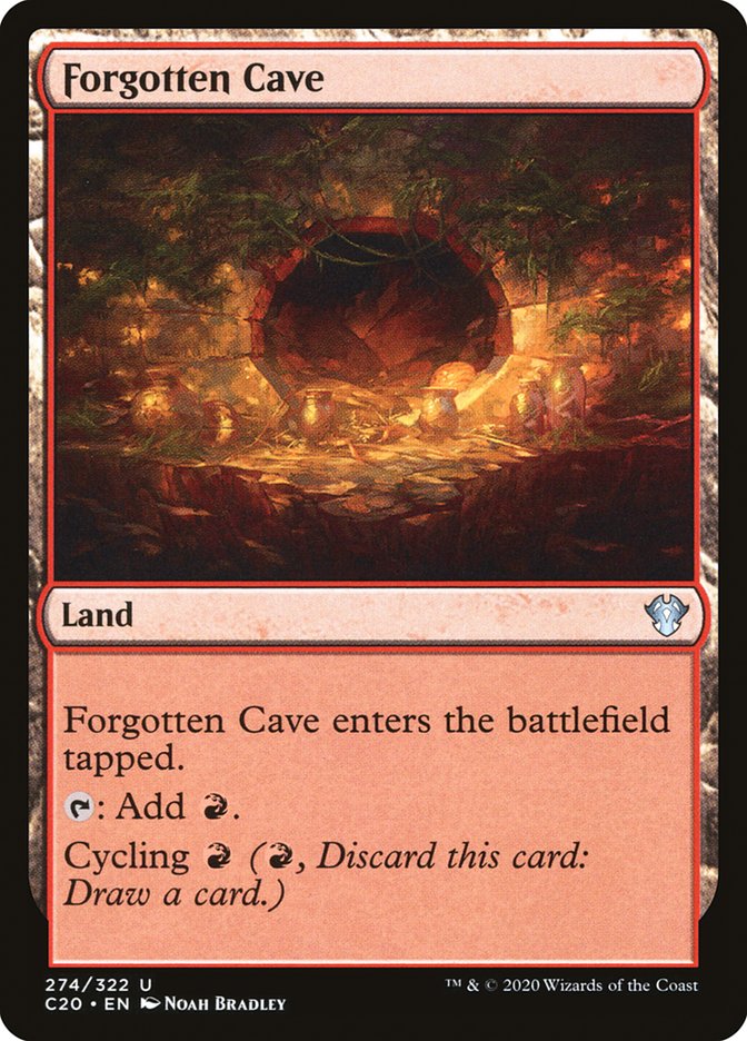 Forgotten Cave [Commander 2020] | Black Swamp Games