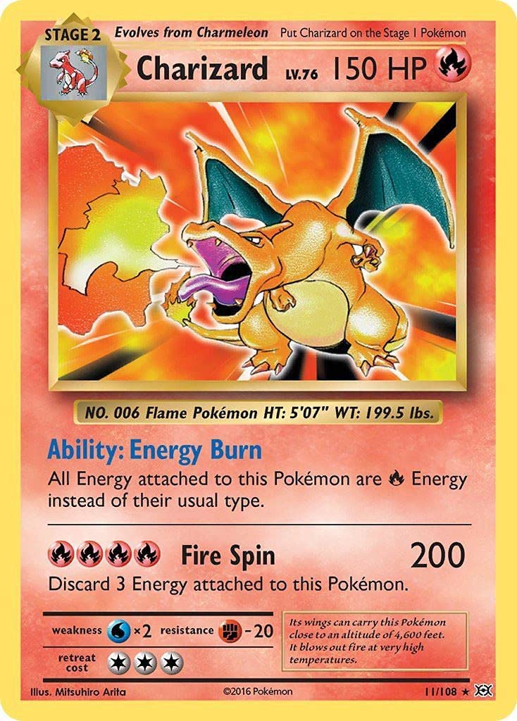 Charizard (11/108) [XY: Evolutions] | Black Swamp Games