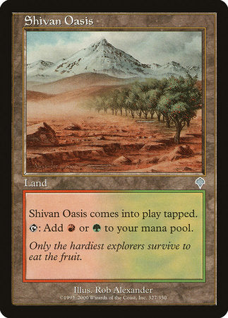 Shivan Oasis [Invasion] | Black Swamp Games
