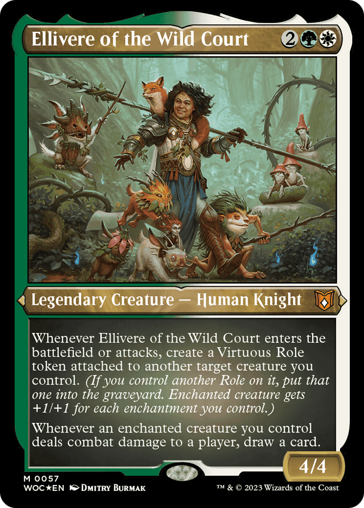 Ellivere of the Wild Court (Display Commander) [Wilds of Eldraine Commander] | Black Swamp Games