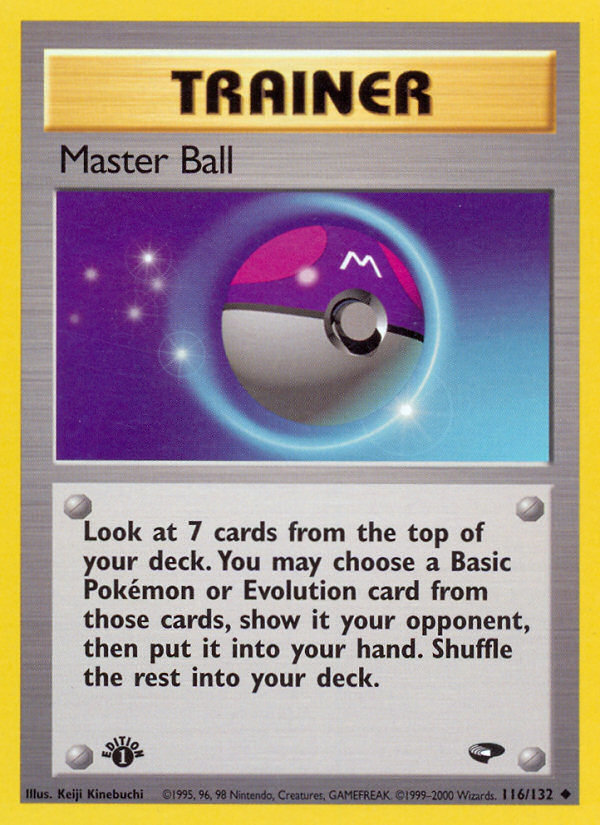 Master Ball (116/132) [Gym Challenge 1st Edition] | Black Swamp Games