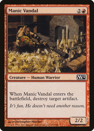 Manic Vandal [Magic 2012] | Black Swamp Games