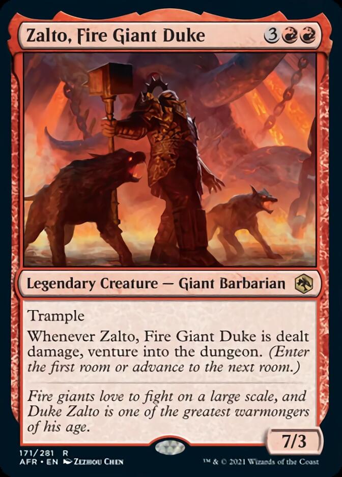 Zalto, Fire Giant Duke [Dungeons & Dragons: Adventures in the Forgotten Realms] | Black Swamp Games