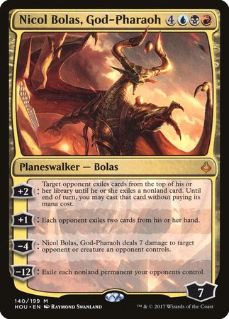 Nicol Bolas, God-Pharaoh [Hour of Devastation] | Black Swamp Games