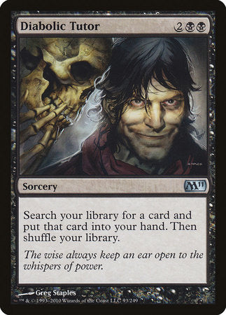 Diabolic Tutor [Magic 2011] | Black Swamp Games