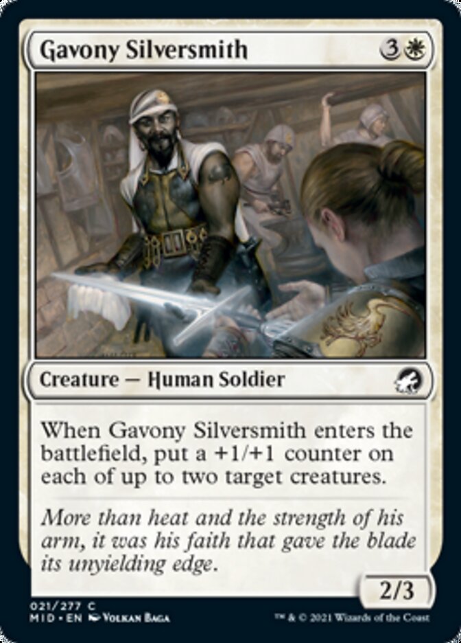 Gavony Silversmith [Innistrad: Midnight Hunt] | Black Swamp Games