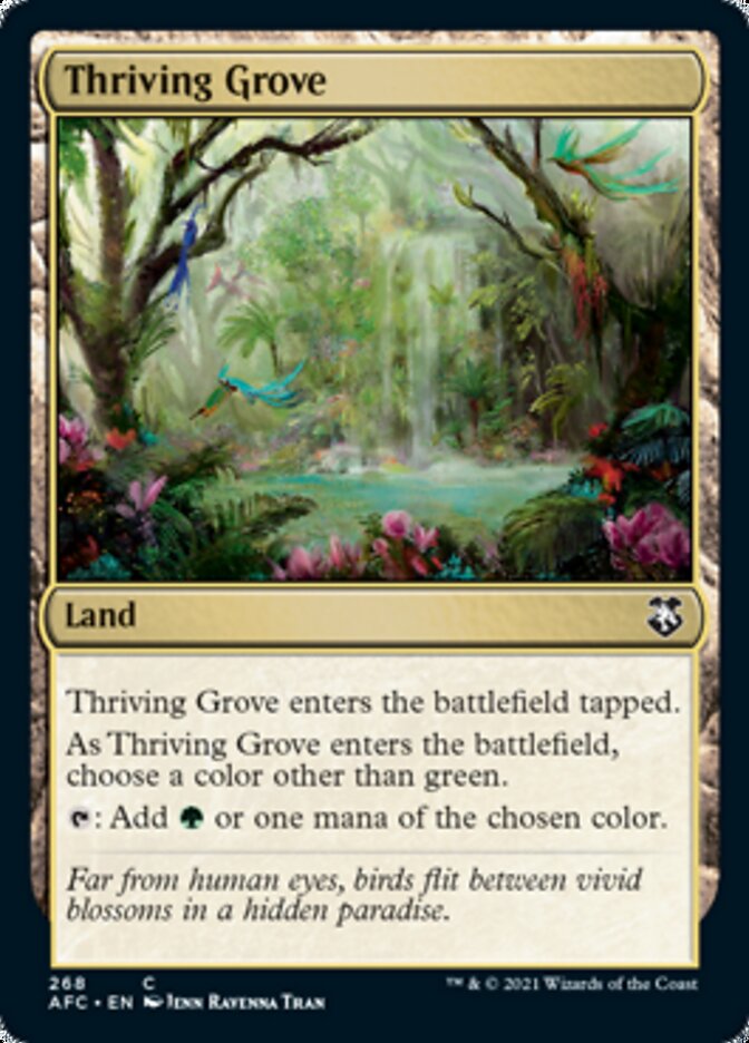 Thriving Grove [Dungeons & Dragons: Adventures in the Forgotten Realms Commander] | Black Swamp Games