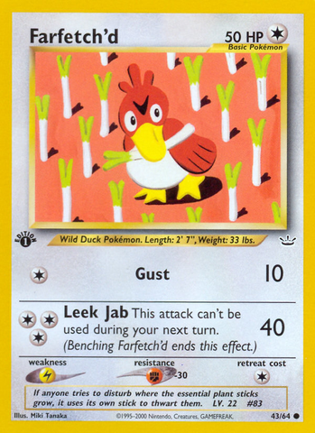 Farfetch'd BS 27  Pokemon TCG POK Cartas