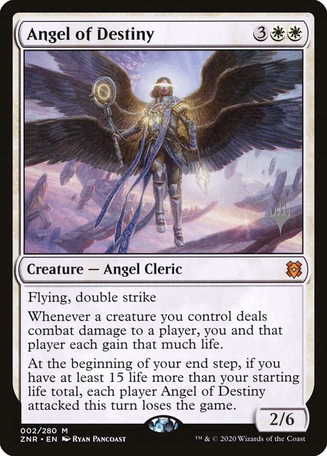 Angel of Destiny (Promo Pack) [Zendikar Rising Promos] | Black Swamp Games