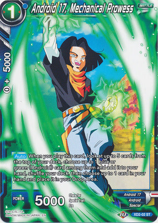 Android 17, Mechanical Prowess [XD2-02] | Black Swamp Games