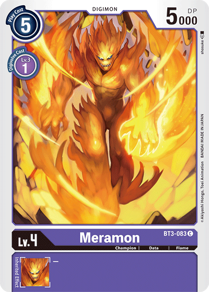 Meramon [BT3-083] [Release Special Booster Ver.1.5] | Black Swamp Games