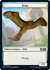 Bird // Treasure Double-sided Token [Core Set 2021 Tokens] | Black Swamp Games