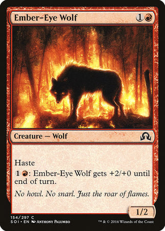 Ember-Eye Wolf [Shadows over Innistrad] | Black Swamp Games