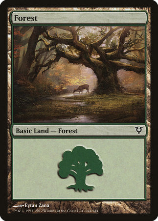 Forest (244) [Avacyn Restored] | Black Swamp Games