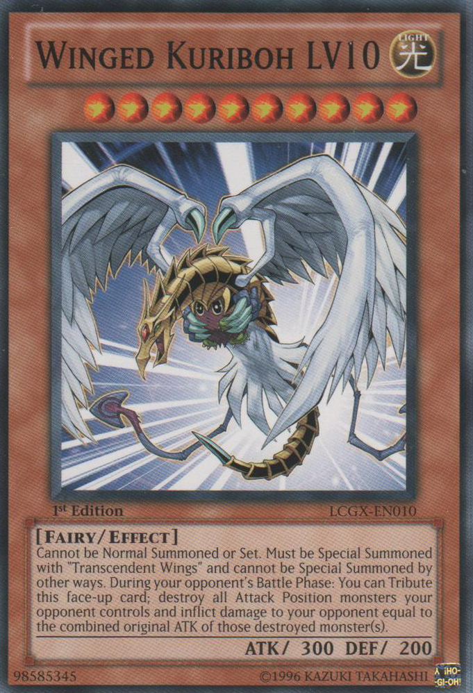 Winged Kuriboh LV10 [LCGX-EN010] Common | Black Swamp Games