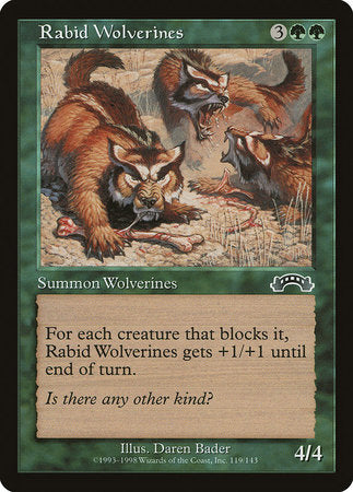 Rabid Wolverines [Exodus] | Black Swamp Games