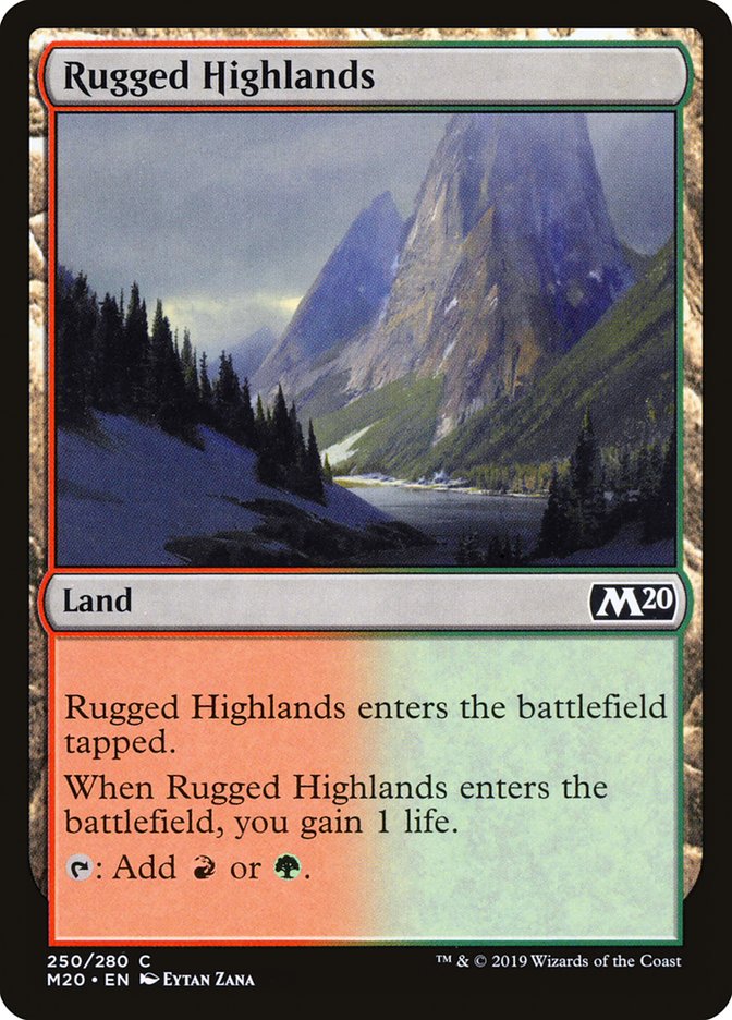 Rugged Highlands [Core Set 2020] | Black Swamp Games