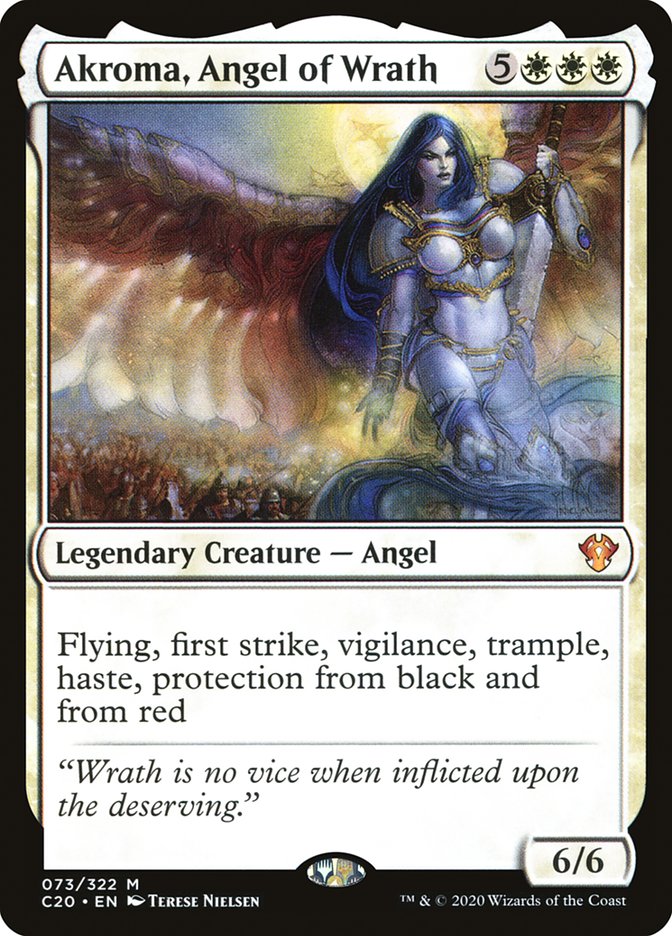 Akroma, Angel of Wrath [Commander 2020] | Black Swamp Games