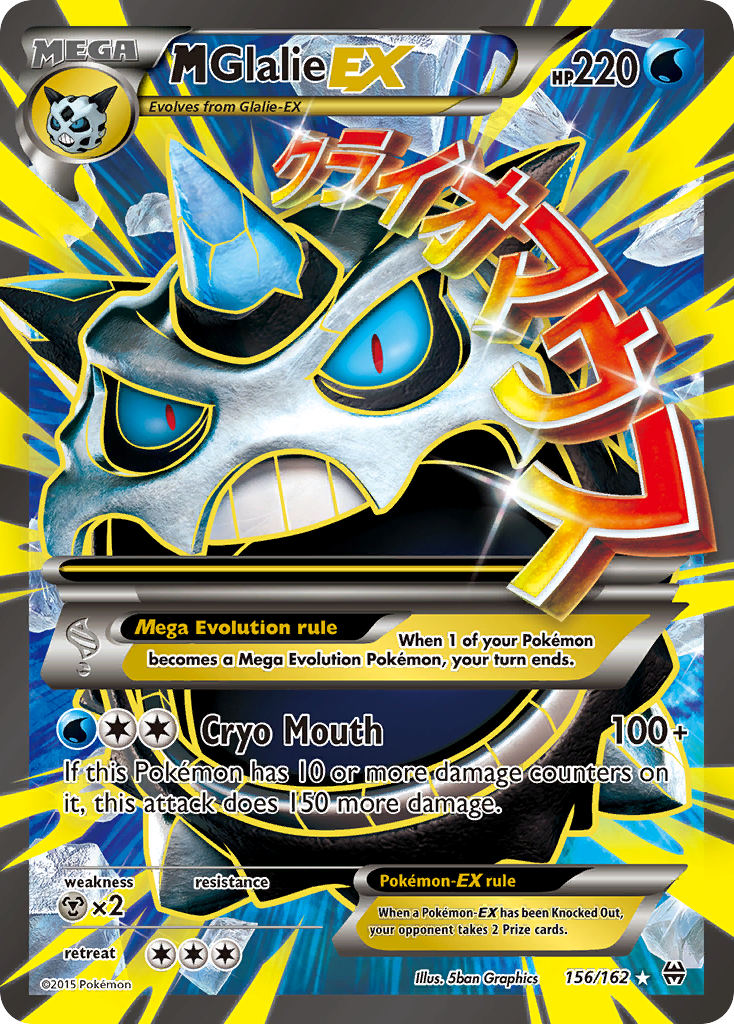M Glalie EX (156/162) [XY: BREAKthrough] | Black Swamp Games