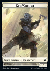 Kor Warrior // Treasure Double-sided Token [Commander Legends: Battle for Baldur's Gate Tokens] | Black Swamp Games