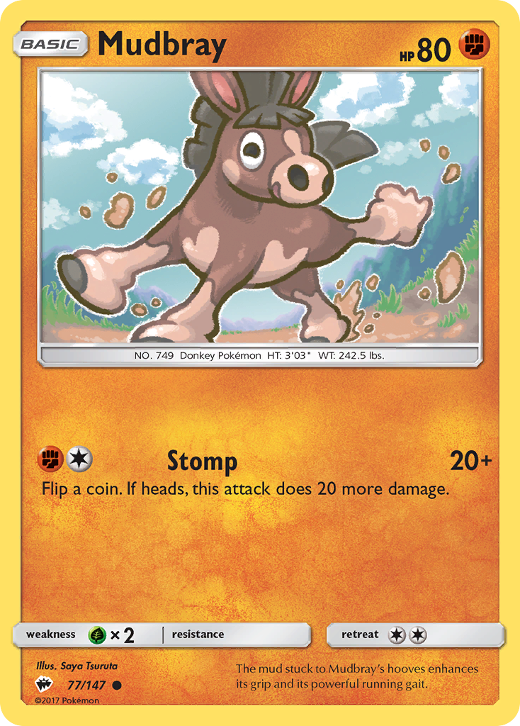 Mudbray (77/147) [Sun & Moon: Burning Shadows] | Black Swamp Games