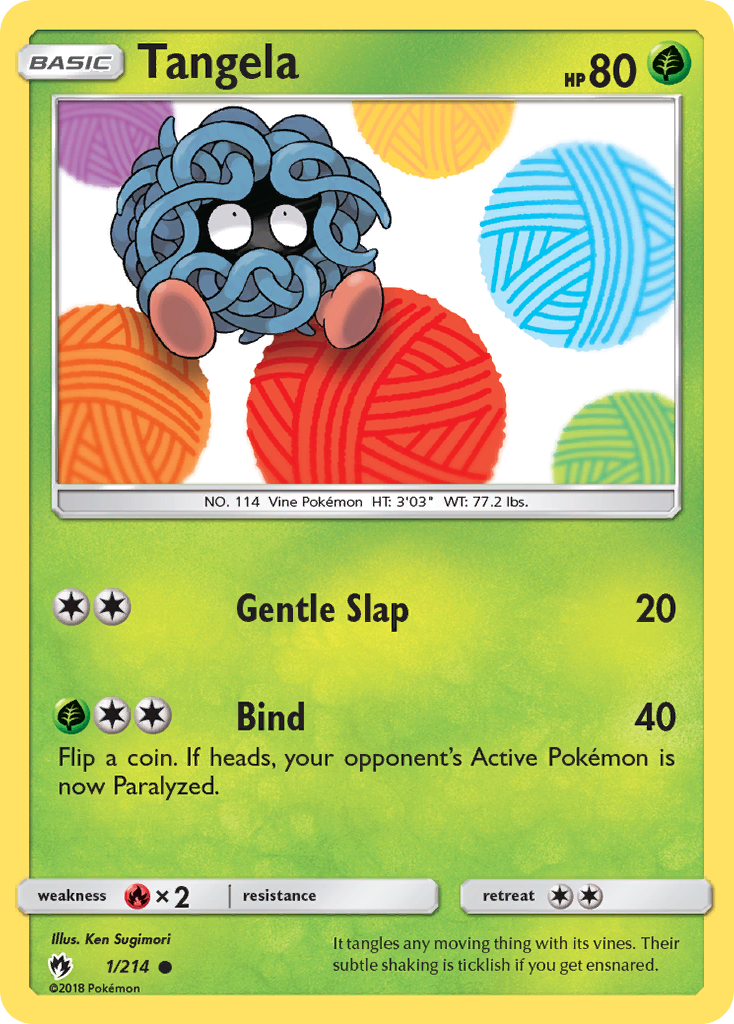 Tangela (1/214) [Sun & Moon: Lost Thunder] | Black Swamp Games