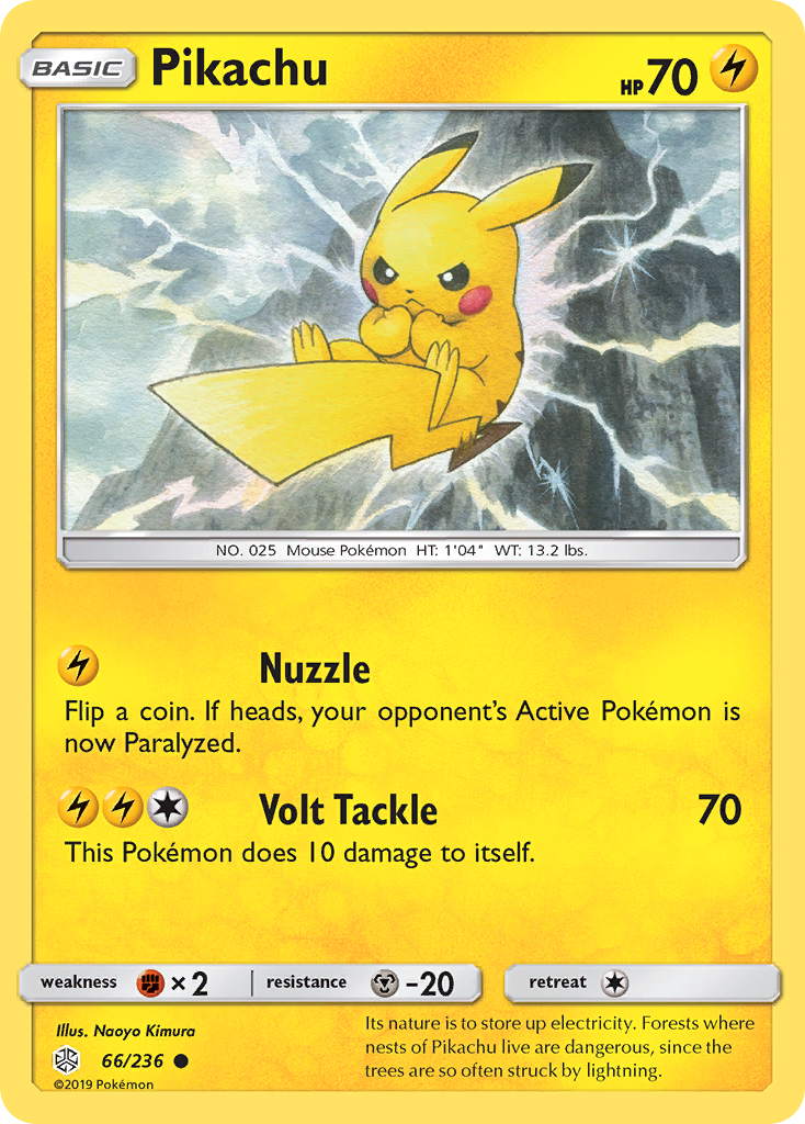 Pikachu (66/236) [Sun & Moon: Cosmic Eclipse] | Black Swamp Games