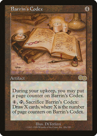 Barrin's Codex [Urza's Saga] | Black Swamp Games