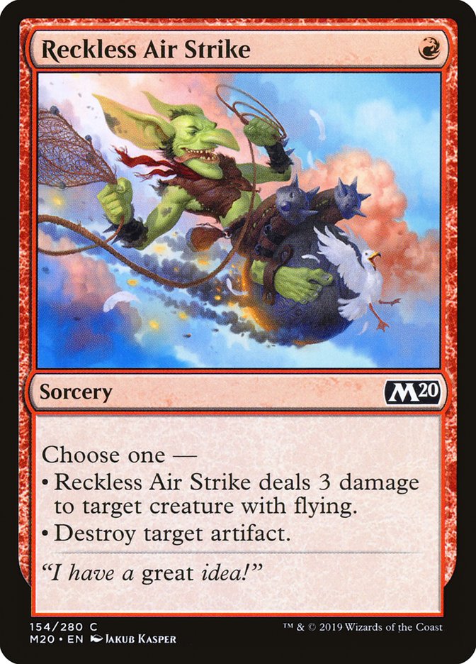 Reckless Air Strike [Core Set 2020] | Black Swamp Games
