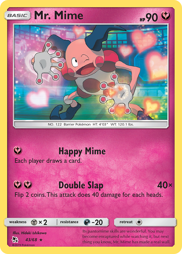 Mr. Mime (43/68) [Sun & Moon: Hidden Fates] | Black Swamp Games