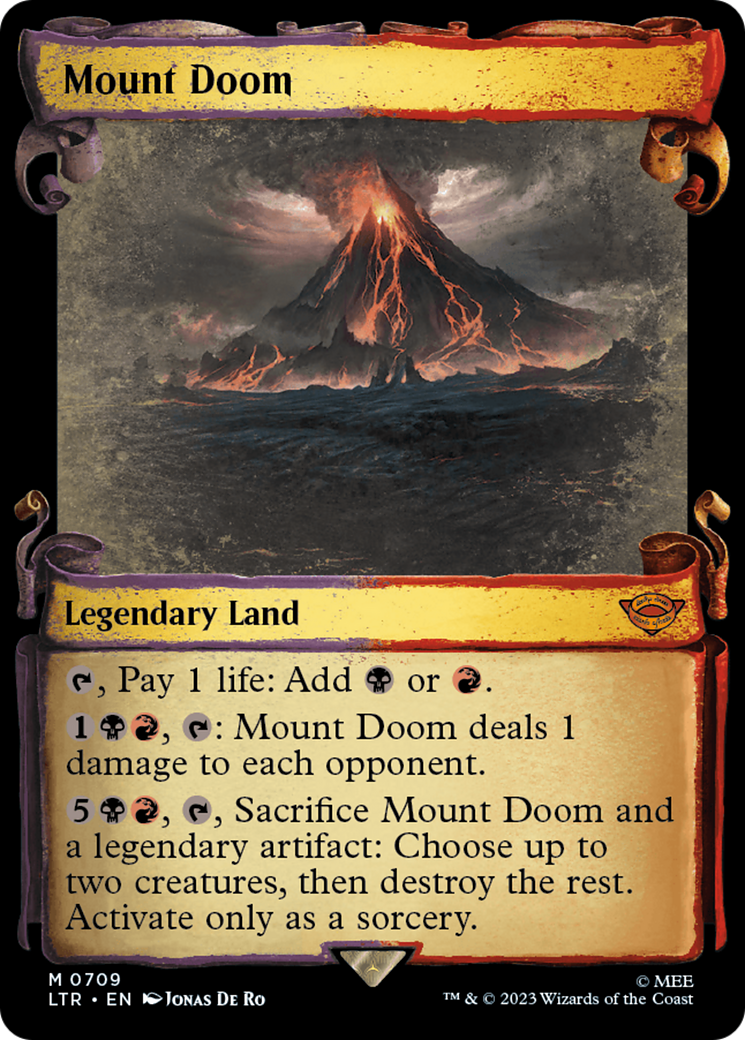 Mount Doom [The Lord of the Rings: Tales of Middle-Earth Showcase Scrolls] | Black Swamp Games