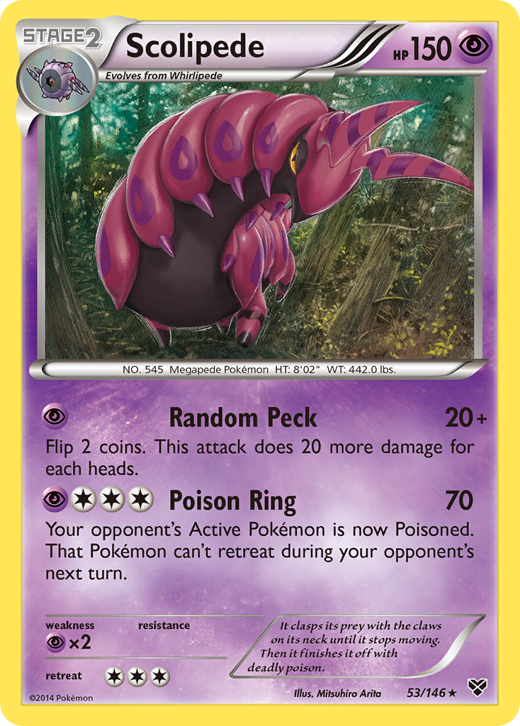 Scolipede (53/146) [XY: Base Set] | Black Swamp Games