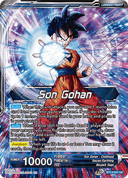Son Gohan // SS2 Son Gohan, Pushed to the Brink (Uncommon) [BT13-031] | Black Swamp Games