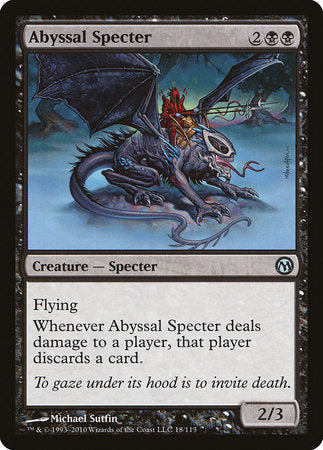 Abyssal Specter [Duels of the Planeswalkers] | Black Swamp Games