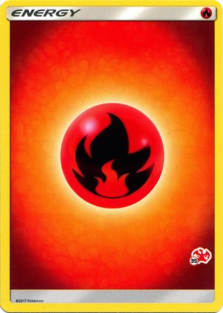 Fire Energy (Charizard Stamp #35) [Battle Academy 2020] | Black Swamp Games