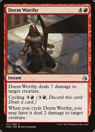 Deem Worthy [Amonkhet] | Black Swamp Games