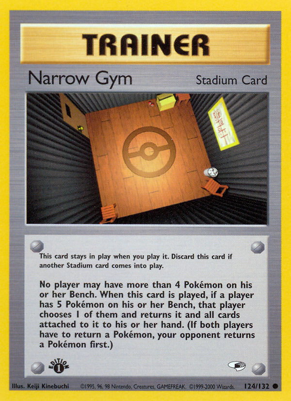Narrow Gym (124/132) [Gym Heroes 1st Edition] | Black Swamp Games