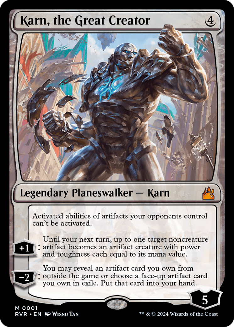 Karn, the Great Creator [Ravnica Remastered] | Black Swamp Games