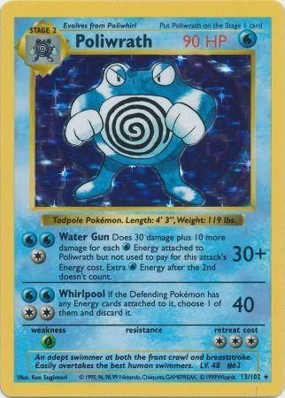 Poliwrath (13/102) [Base Set Shadowless Unlimited] | Black Swamp Games