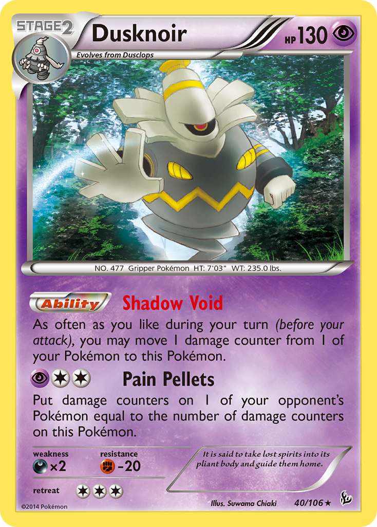 Dusknoir (40/106) [XY: Flashfire] | Black Swamp Games