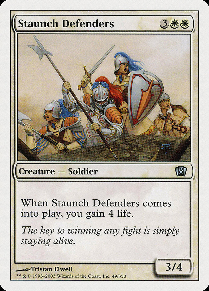 Staunch Defenders [Eighth Edition] | Black Swamp Games