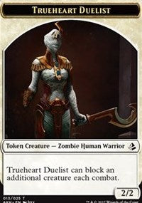 Trueheart Duelist // Snake Token [Amonkhet Tokens] | Black Swamp Games