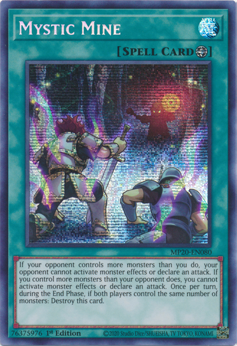 Mystic Mine [MP20-EN080] Prismatic Secret Rare | Black Swamp Games