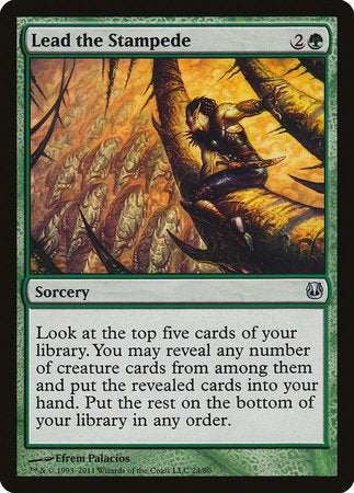 Lead the Stampede [Duel Decks: Ajani vs. Nicol Bolas] | Black Swamp Games