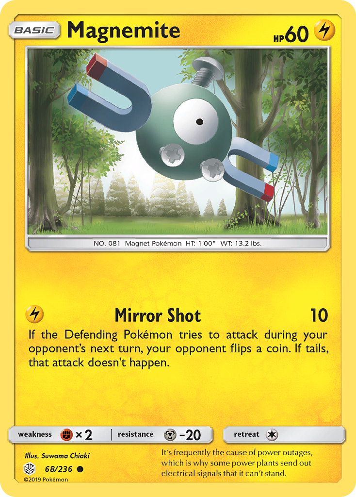 Magnemite (68/236) [Sun & Moon: Cosmic Eclipse] | Black Swamp Games